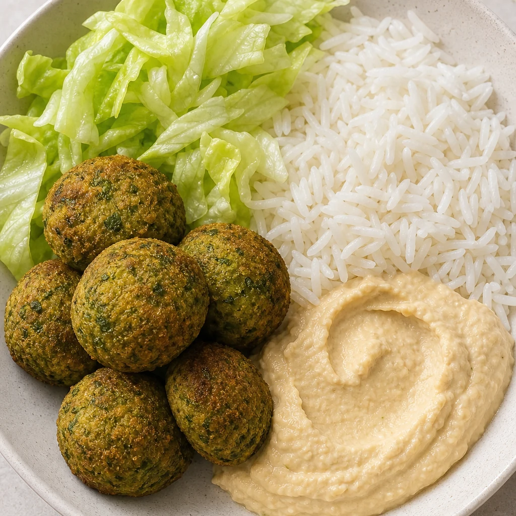 Bol falafels-riz-houmous