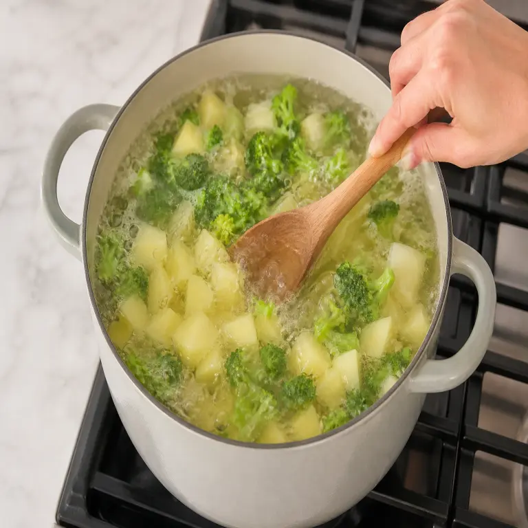 Croquettes de brocoli · étape 2