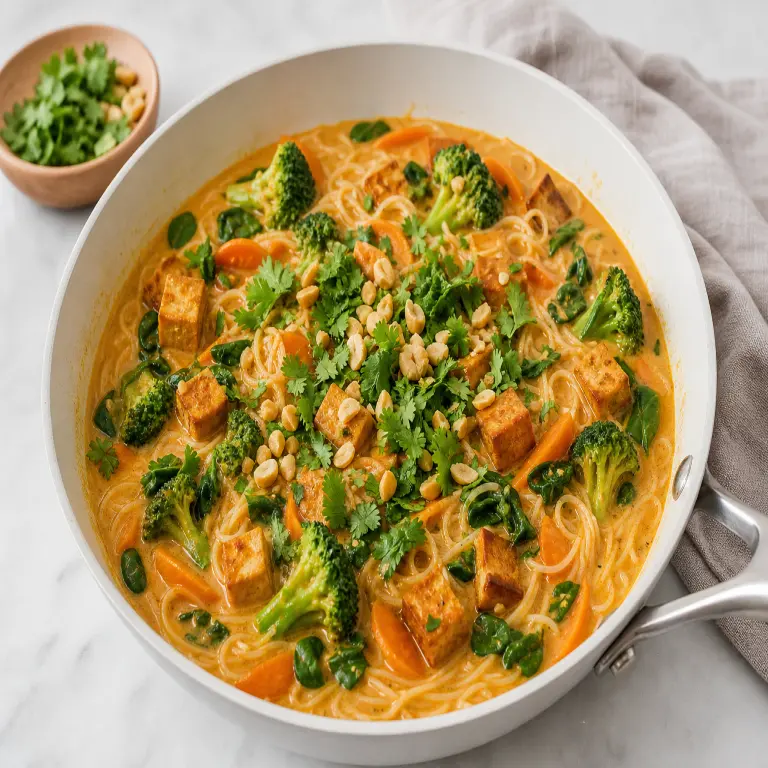 Nouilles au curry rouge · étape 6