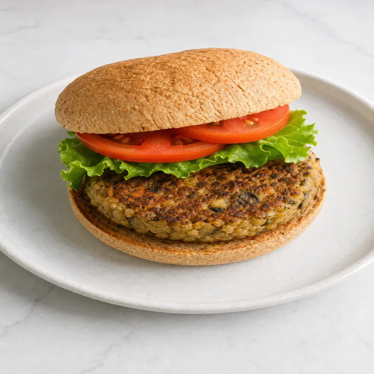 Burgers de pois chiches et champignons