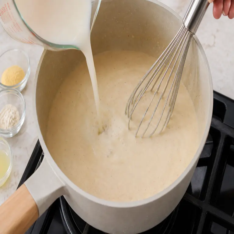 Tetrazzini végétal façon poulet · étape 5