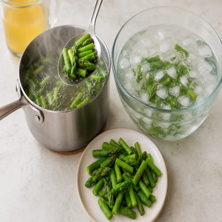 Risotto aux asperges et au citron · étape 2