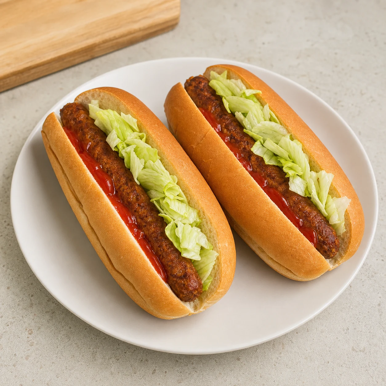 Hot-dogs merguez — garnir et servir