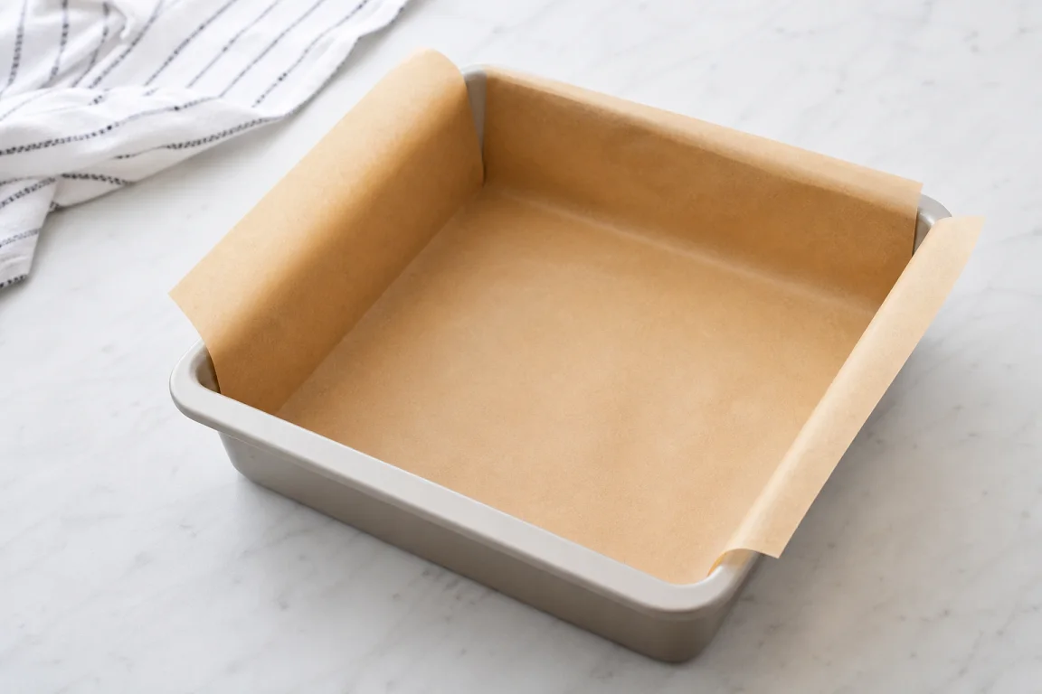 Illustration de l’étape « Étape 1 » pour la recette Barres d'avoine et de chocolat en couches.