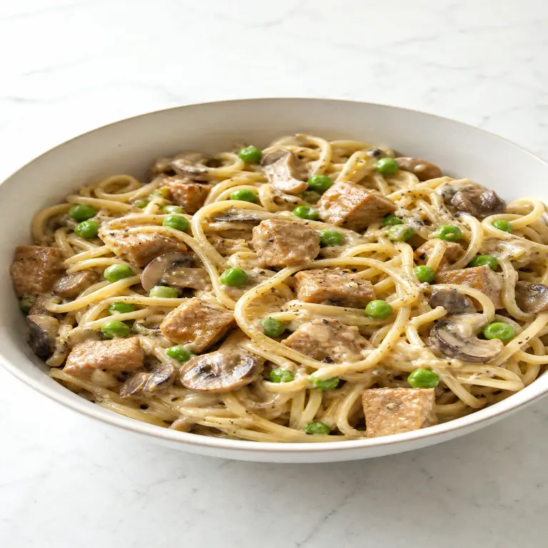 Tetrazzini végétal façon poulet