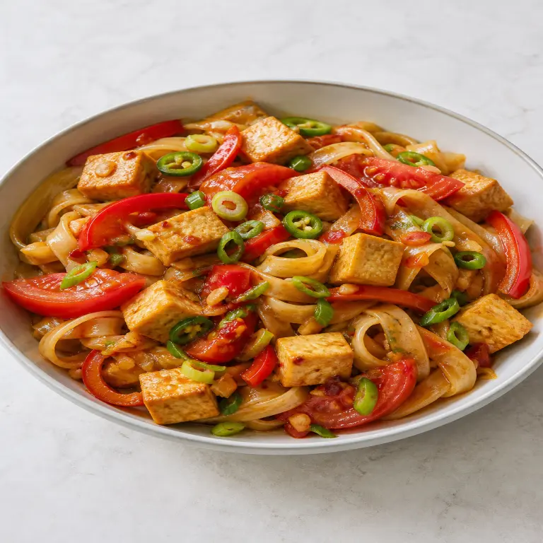 Nouilles sautées thaïlandaises épicées