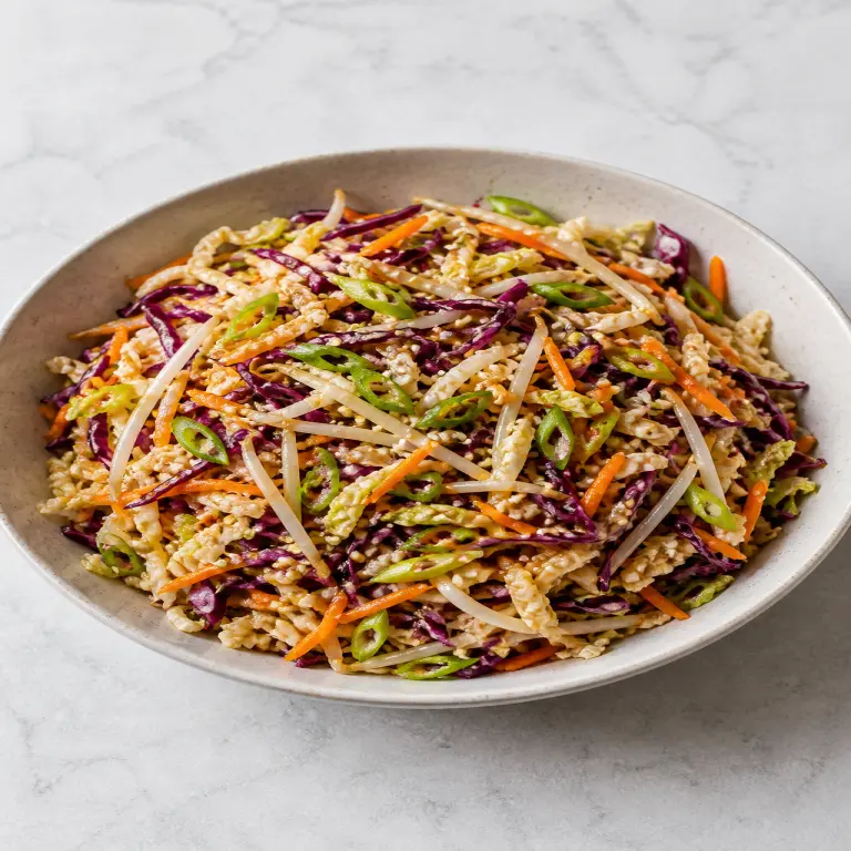Salade de chou au kimchi