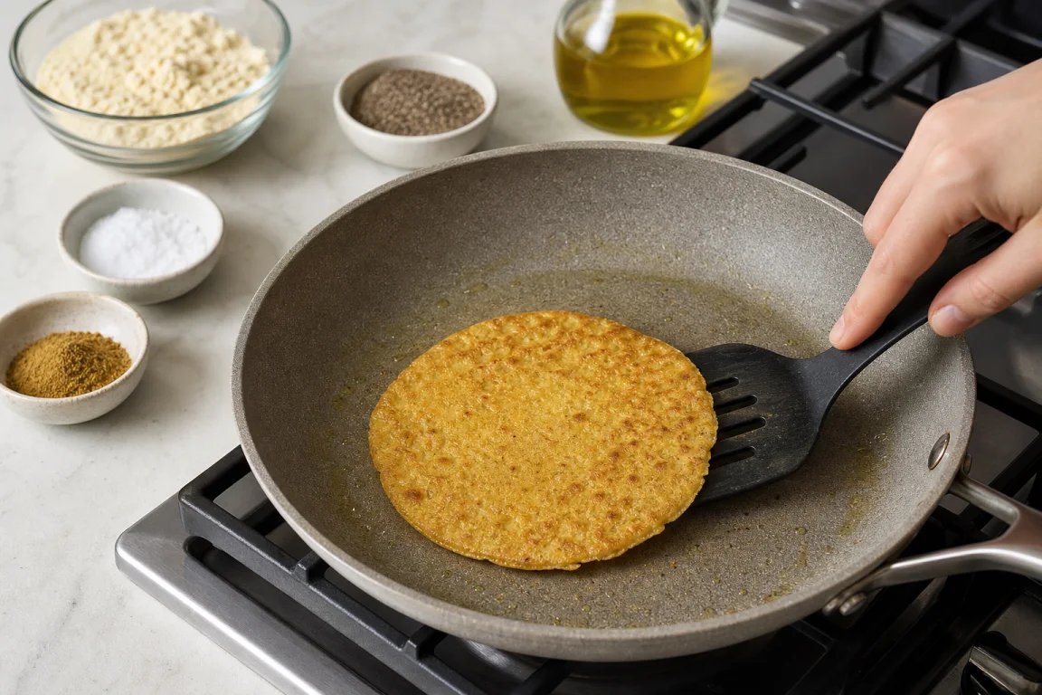 Illustration de l’étape « Étape 6 » pour la recette Pois chiche Tortilla Fajita Stack.
