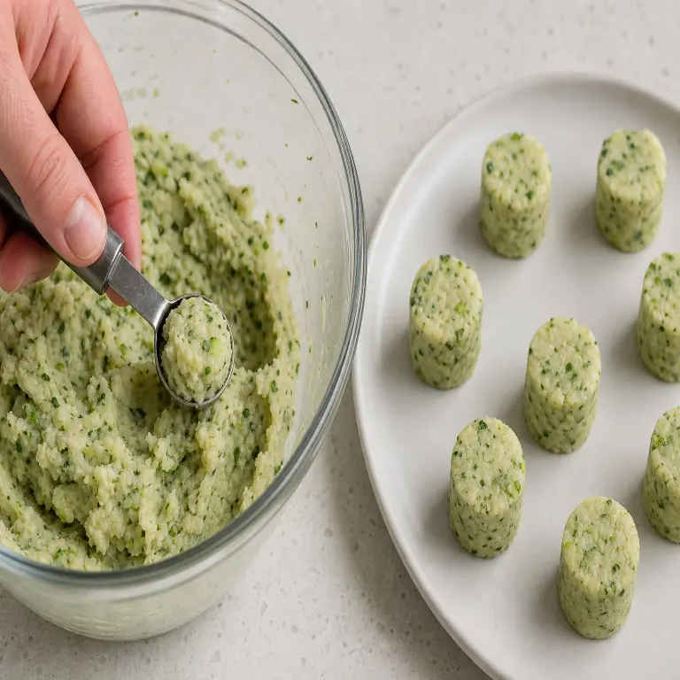 Croquettes de brocoli · étape 5