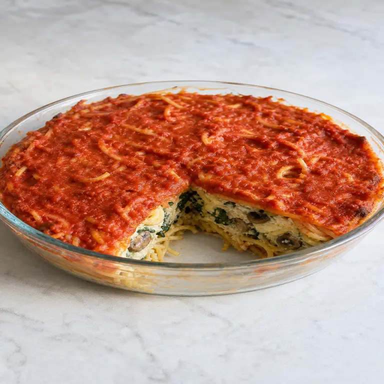 Tarte de spaghettis