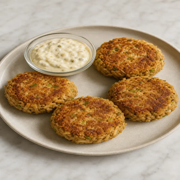 Galettes végétales façon crabe
