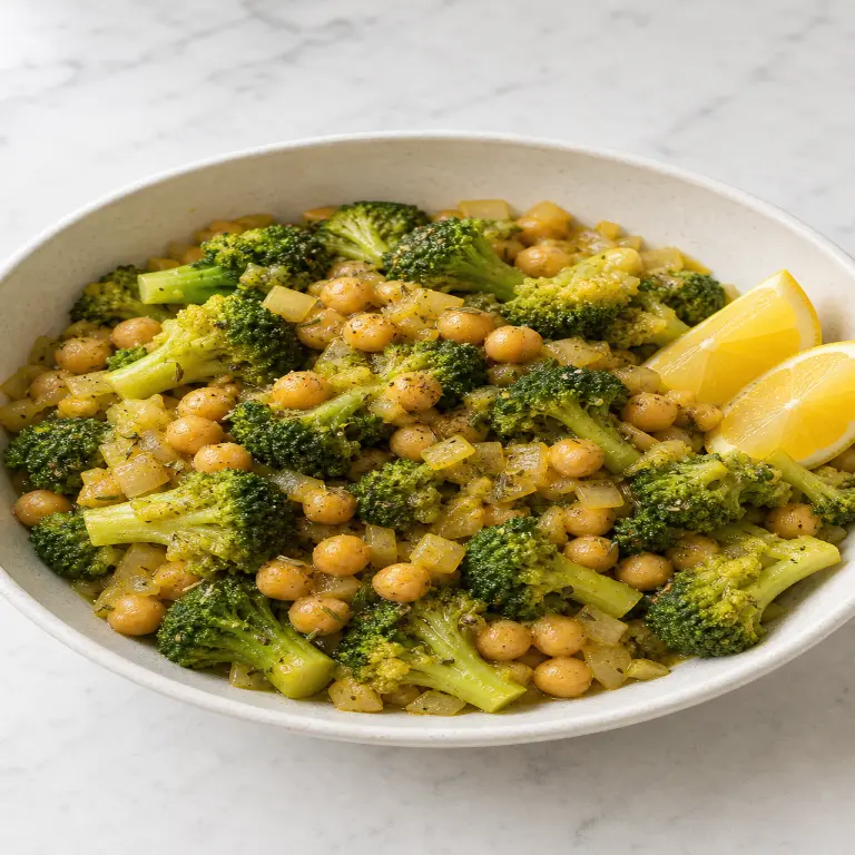 Brocoli au citron et au poivre