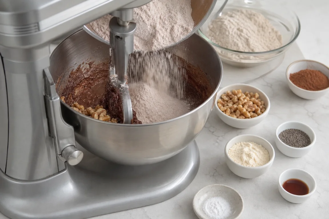Illustration de l’étape « Étape 5 » pour la recette Cake Munch au chocolat.