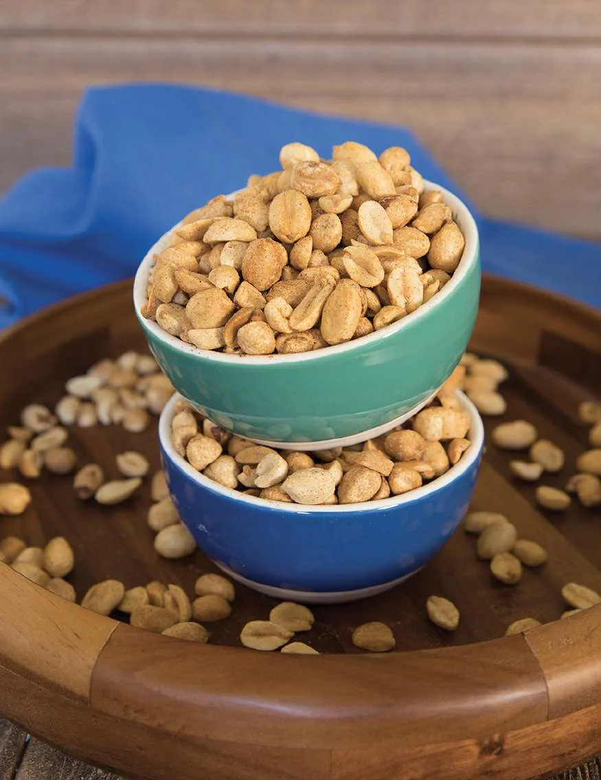 Cacahuètes épicées à la mijoteuse