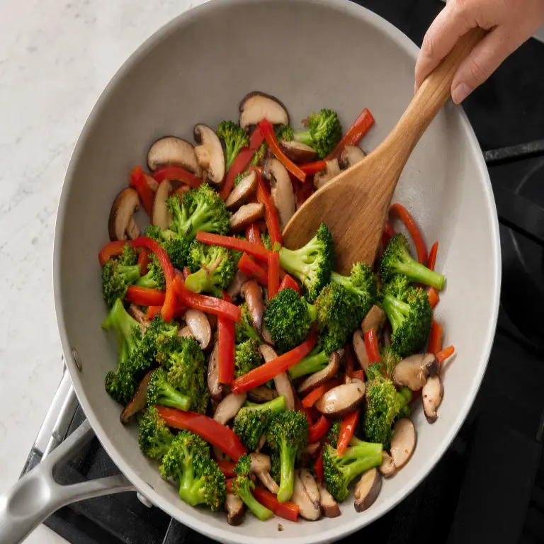 Nouilles teriyaki aux pois chiches · étape 2
