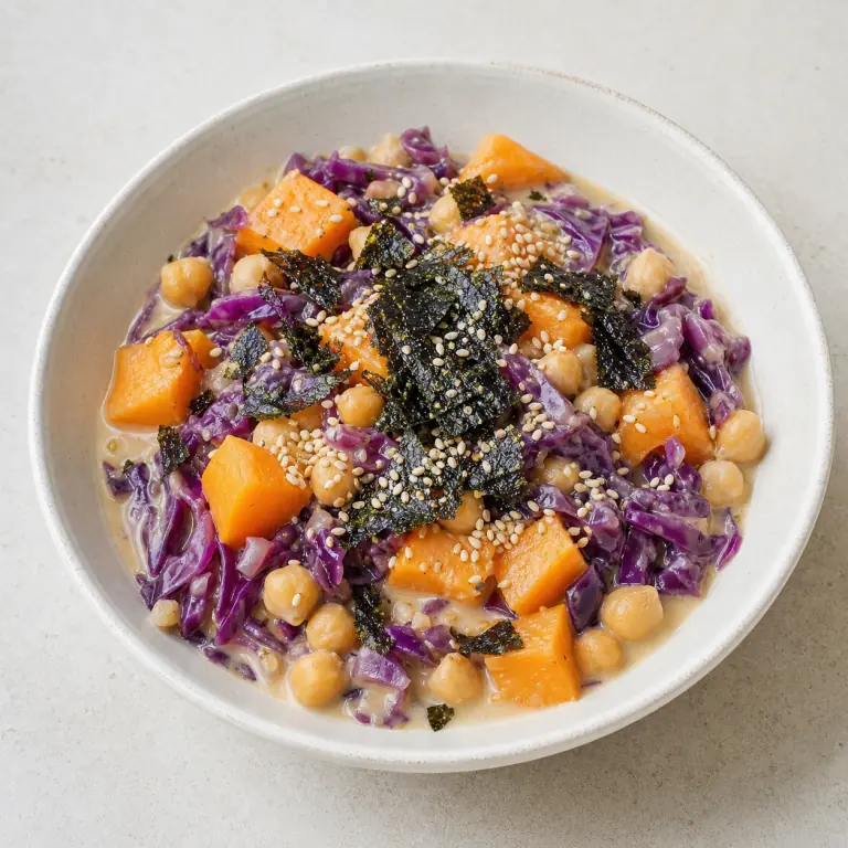 Patate douce chou sésame