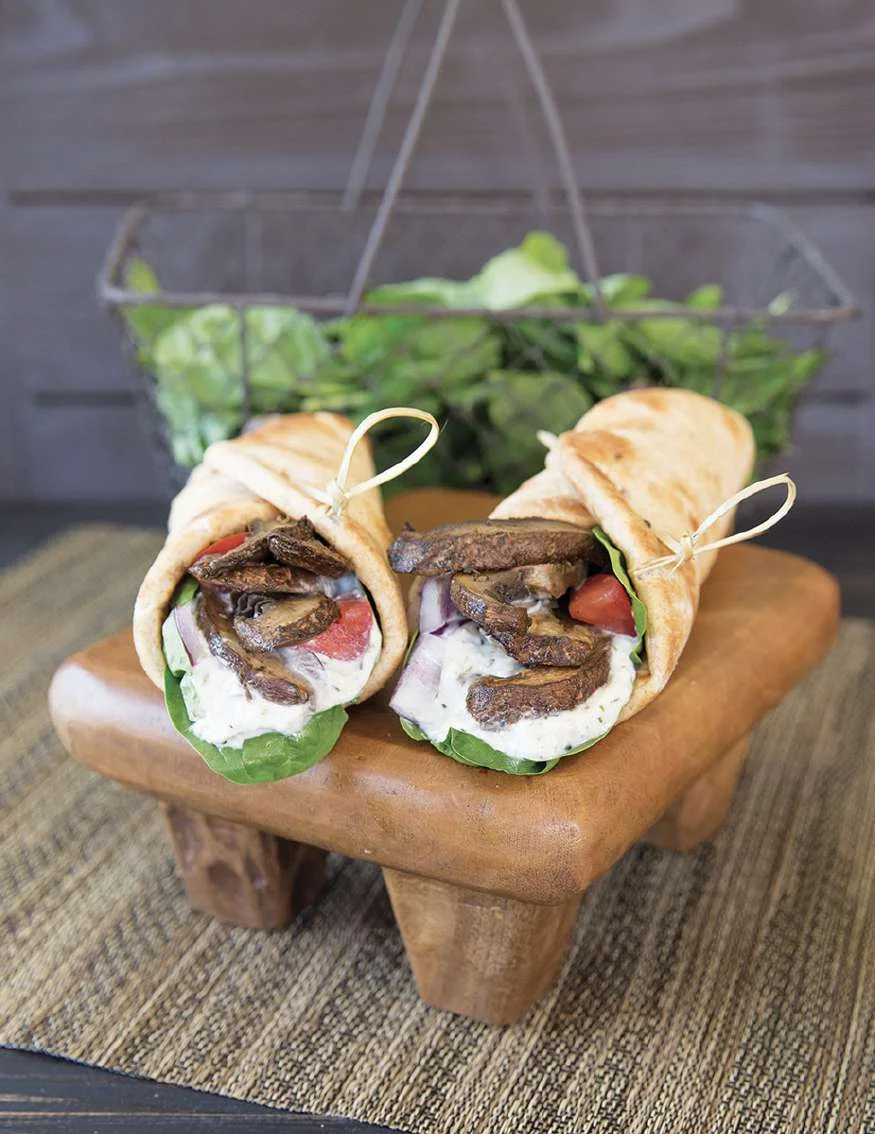 Gyros au champignon portobello