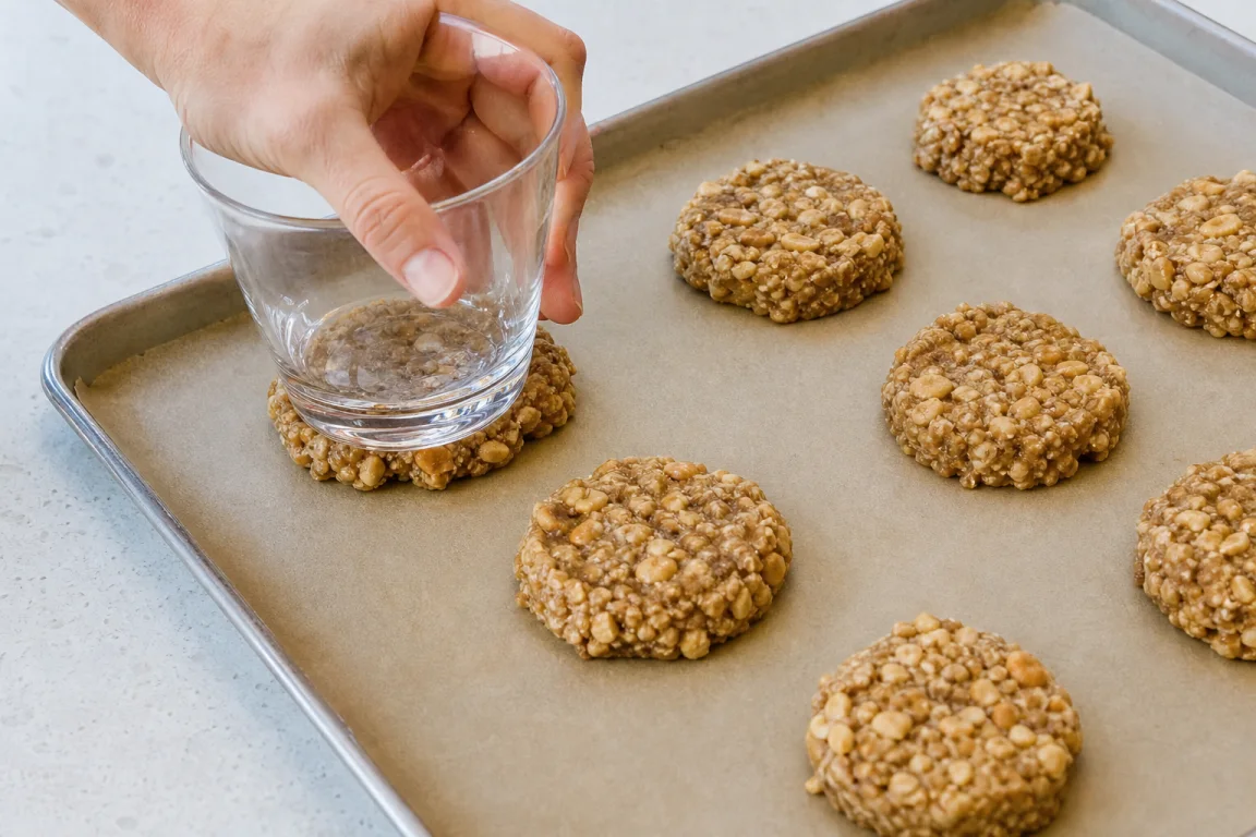 Illustration de l’étape « Étape 5 » pour la recette Cookies d'avoine emballés.