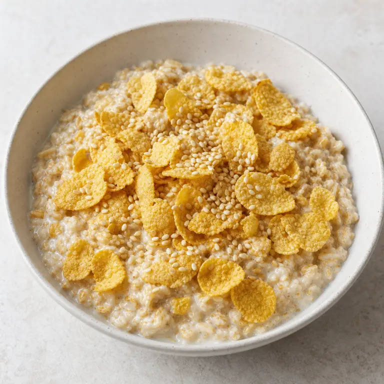 Bircher croquant sésame