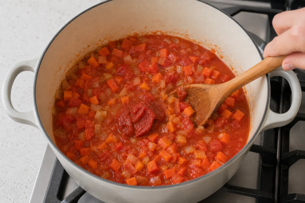 Illustration de l’étape « Étape 2 » pour la recette Chili des Caraïbes.