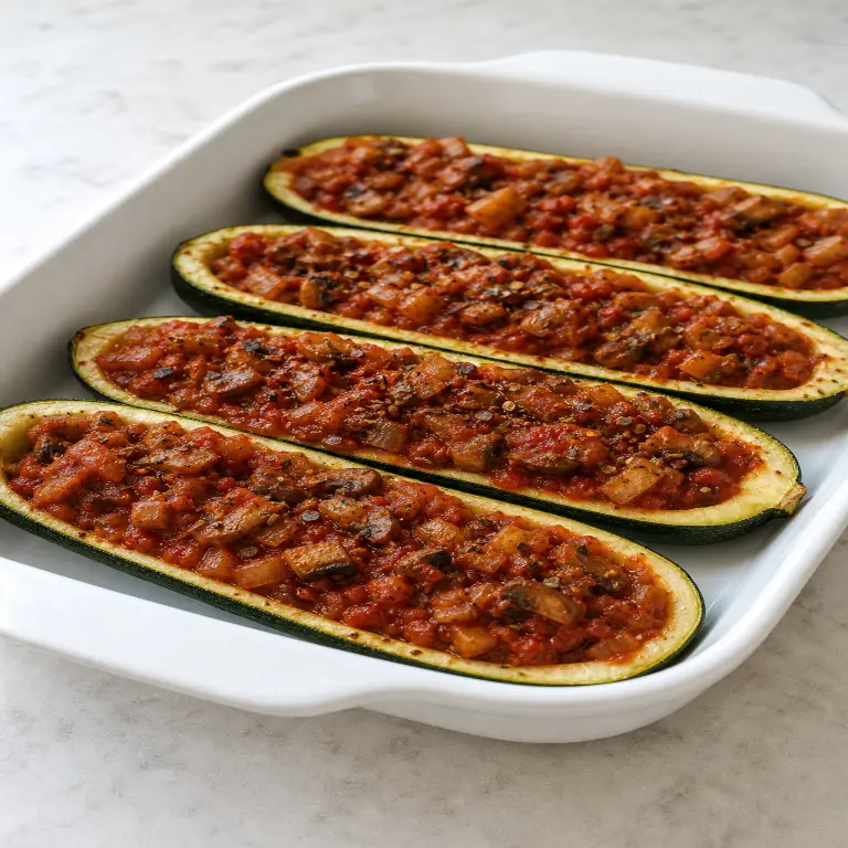 Courgettes farcies