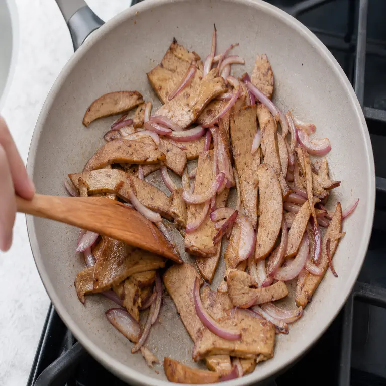 Panini au seitan · étape 1