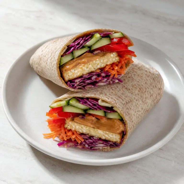 Wraps gourmands au tempeh