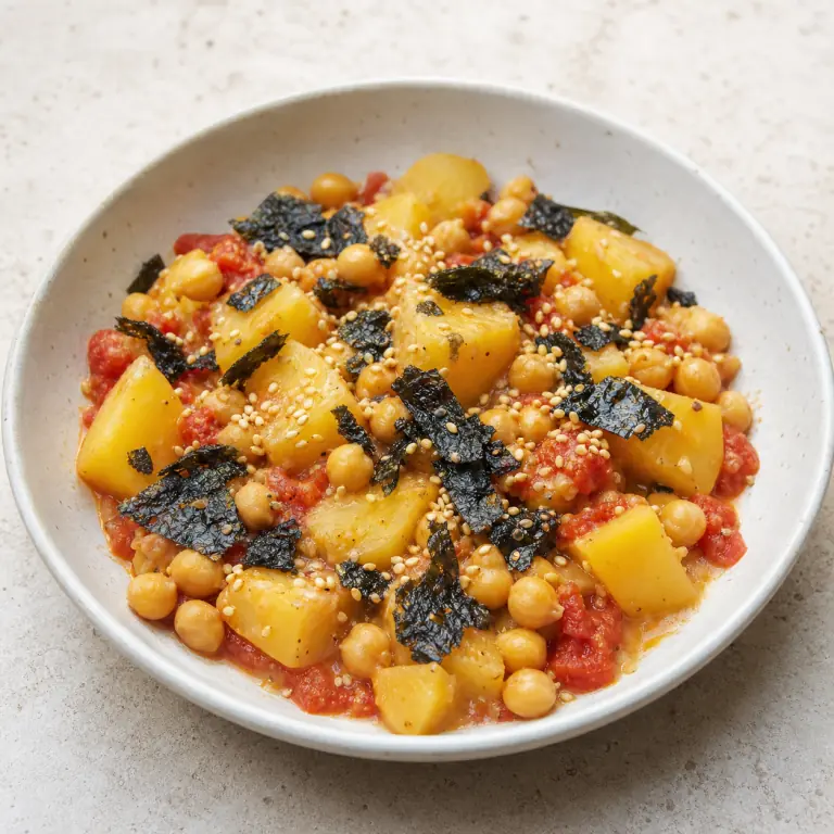 Pommes de terre tomate nori