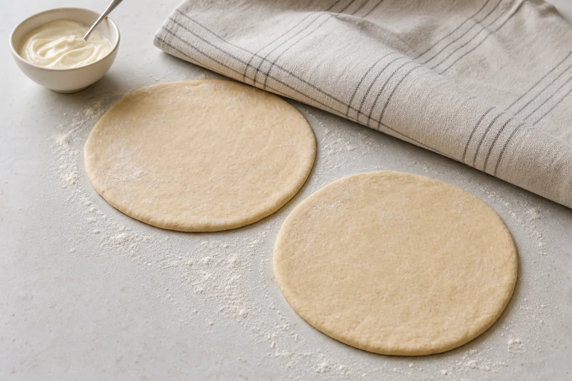Illustration de l’étape « Étape 5 » pour la recette Calzone farci aux légumes.