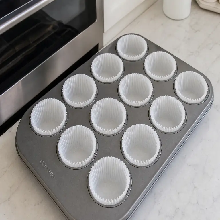 Cupcakes velours bleu · étape 1