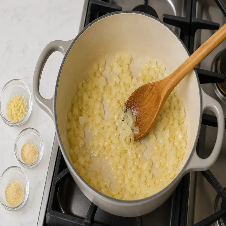 Tetrazzini végétal façon poulet · étape 3