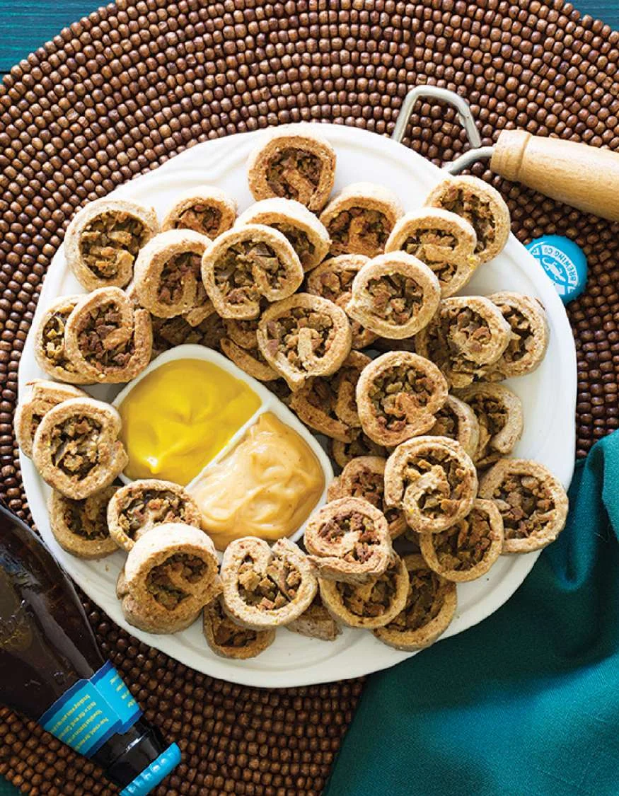 Spirales de seitan au four
