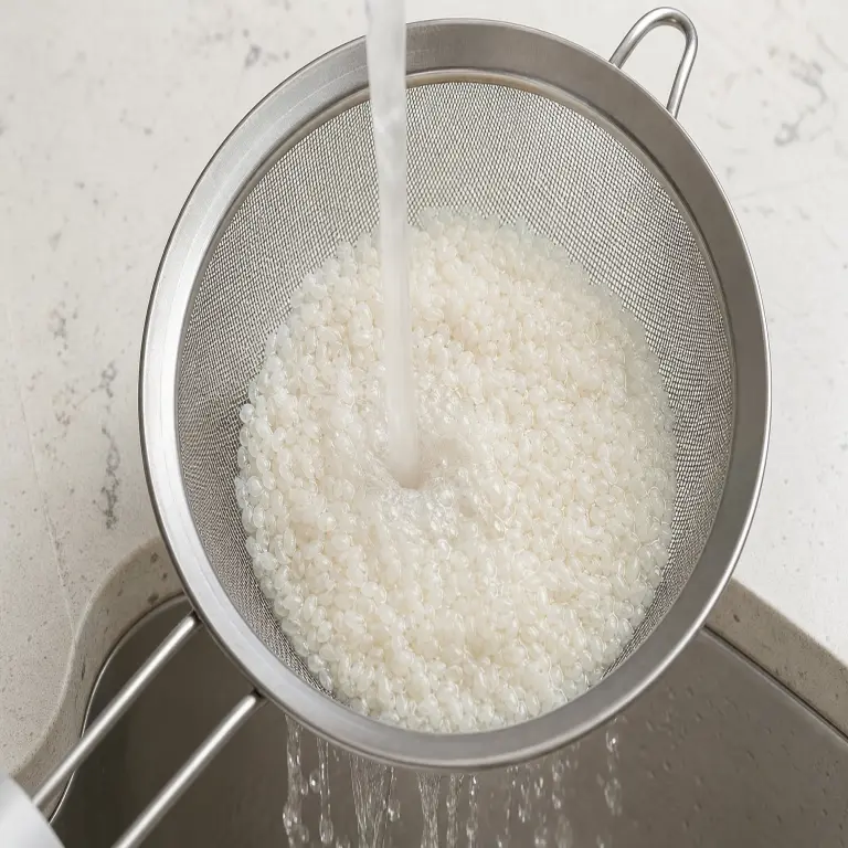 Bols de riz façon poisson végétal · étape 1