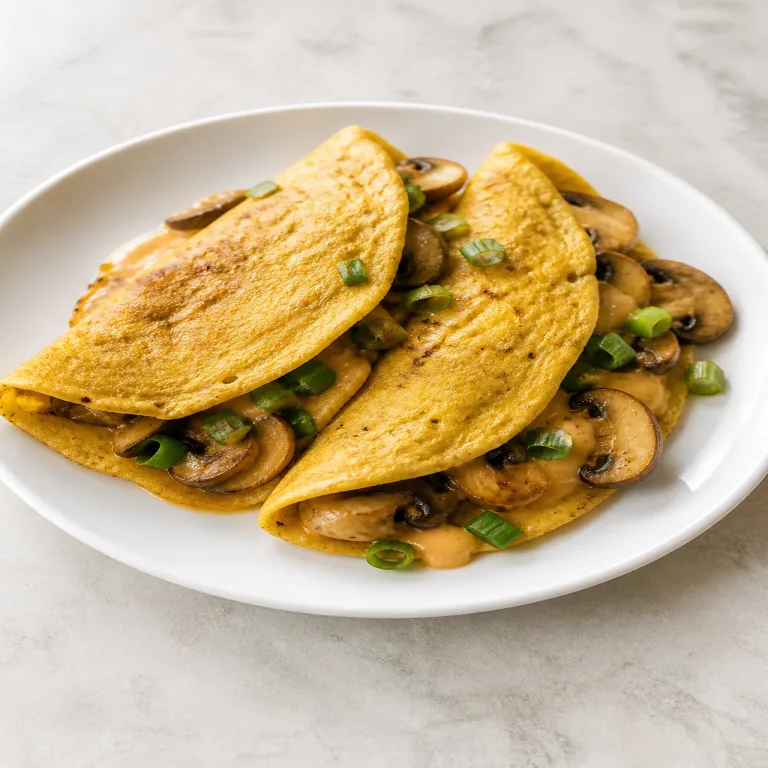 Omelettes à la farine de pois chiches