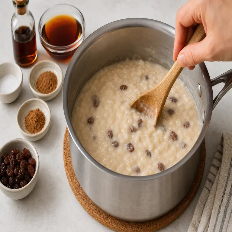 Riz au lait végétal · étape 2