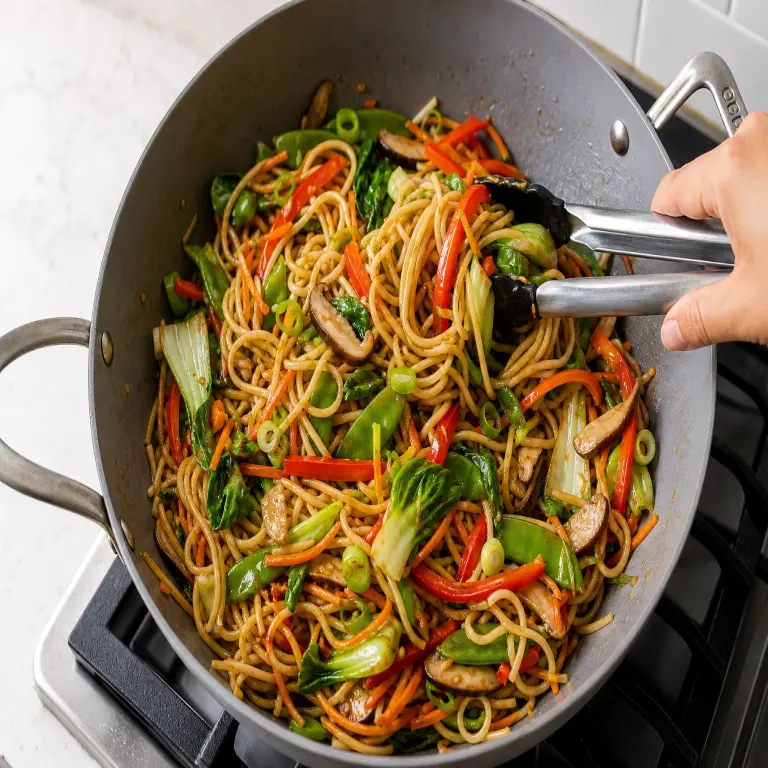 Lo mein aux légumes · étape 4