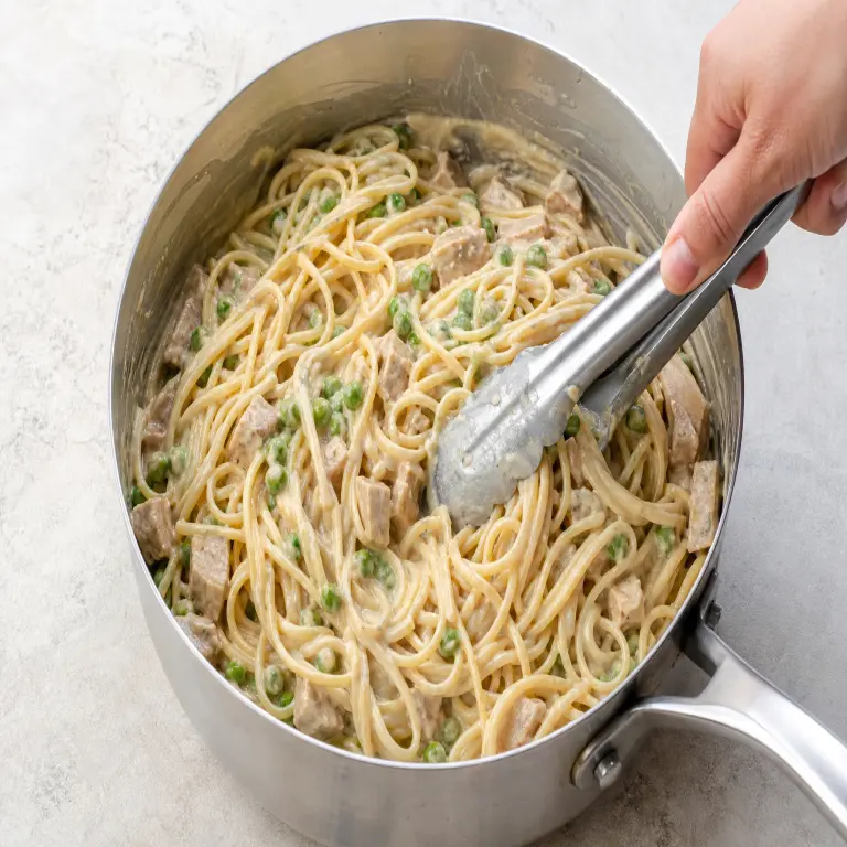 Tetrazzini végétal façon poulet · étape 7