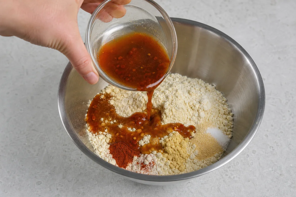 Illustration de l’étape « Étape 2 » pour la recette Nuggets thaïs de seitan à l’autocuiseur.