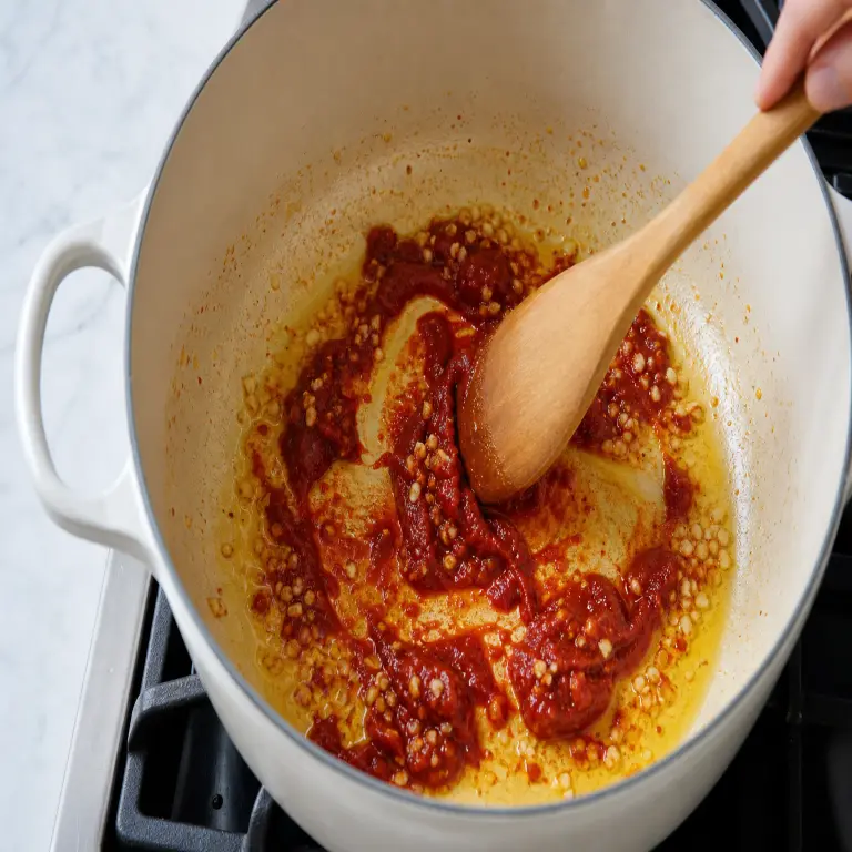 Sauce marinara · étape 1