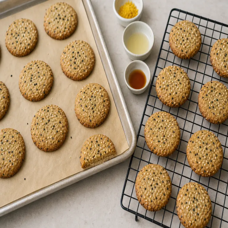Cookies au citron et au tahini · étape 6
