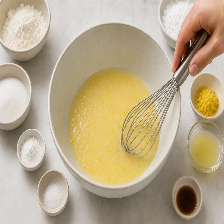 Cake au citron · étape 3
