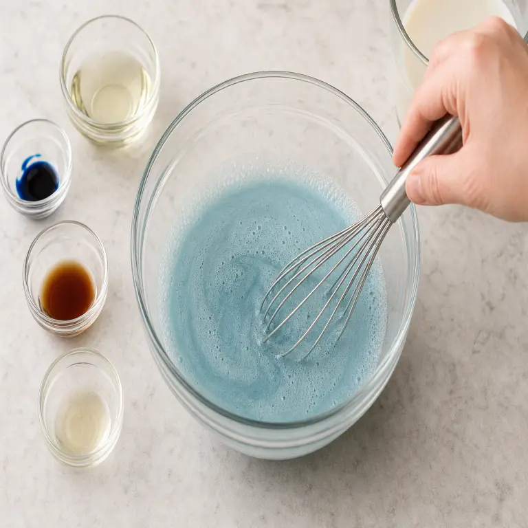 Cupcakes velours bleu · étape 3