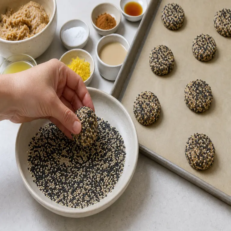 Cookies au citron et au tahini · étape 5