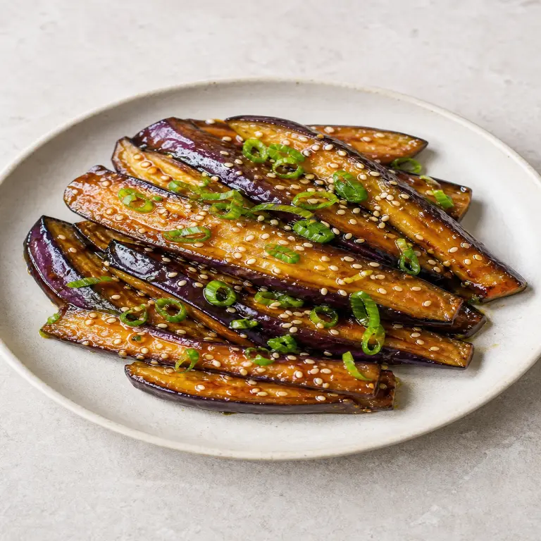 Aubergine laquée au miso