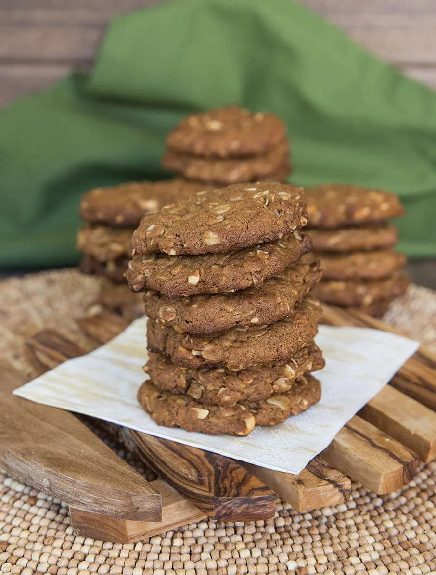 Cookies généreux aux cacahuètes et à l’avoine