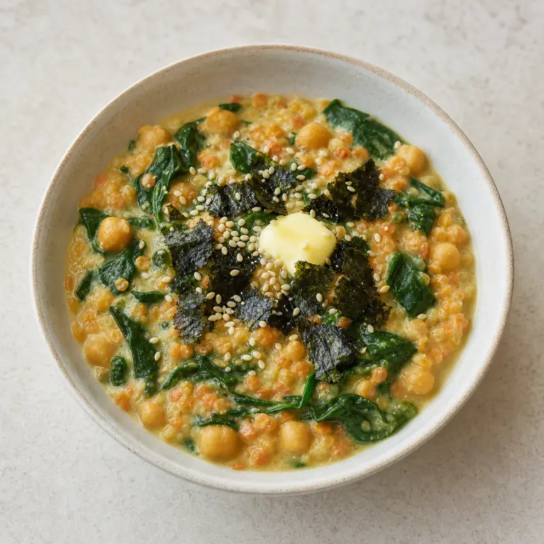 Dhal épinards nori