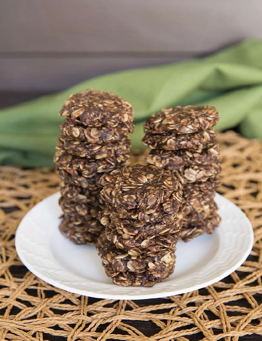 Cookies sans cuisson chocolat et beurre de cacahuète