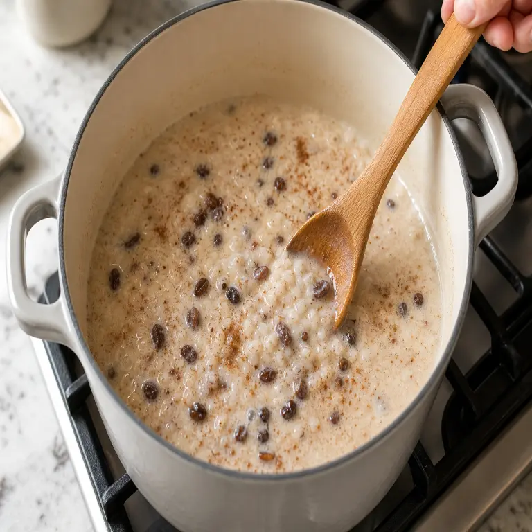 Riz au lait végétal · étape 1