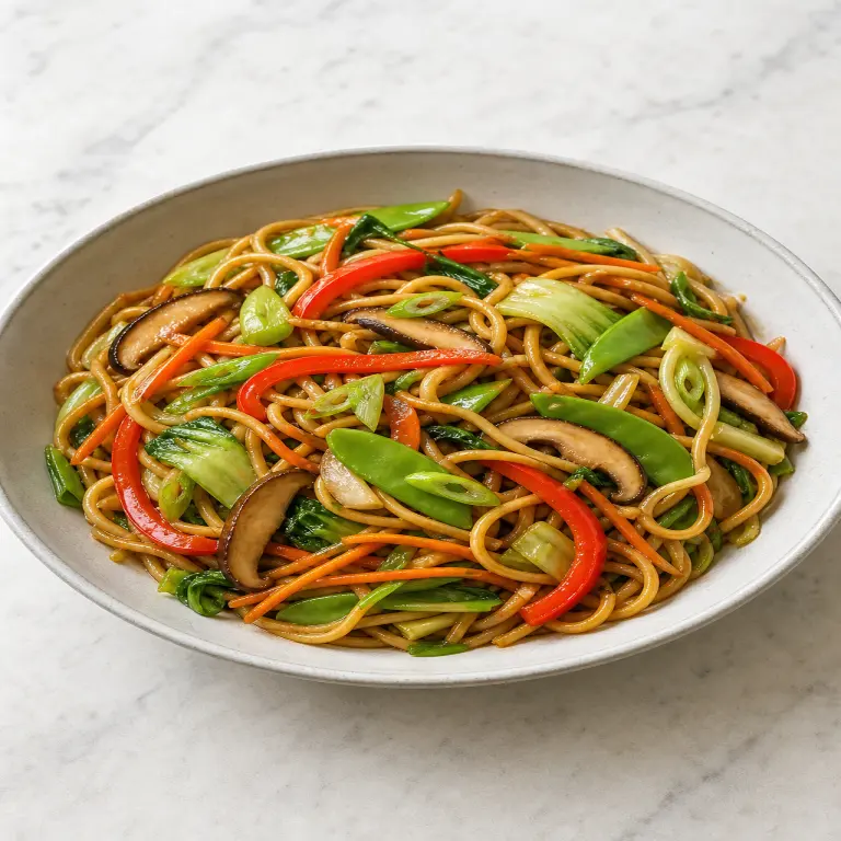 Lo mein aux légumes