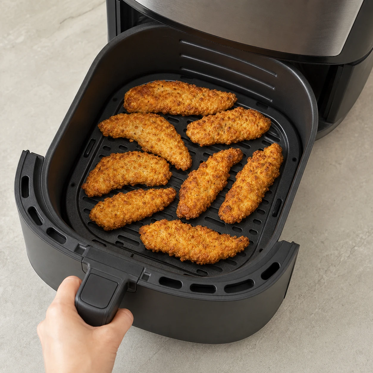 Bol tenders-riz sauce minute — cuire les tenders